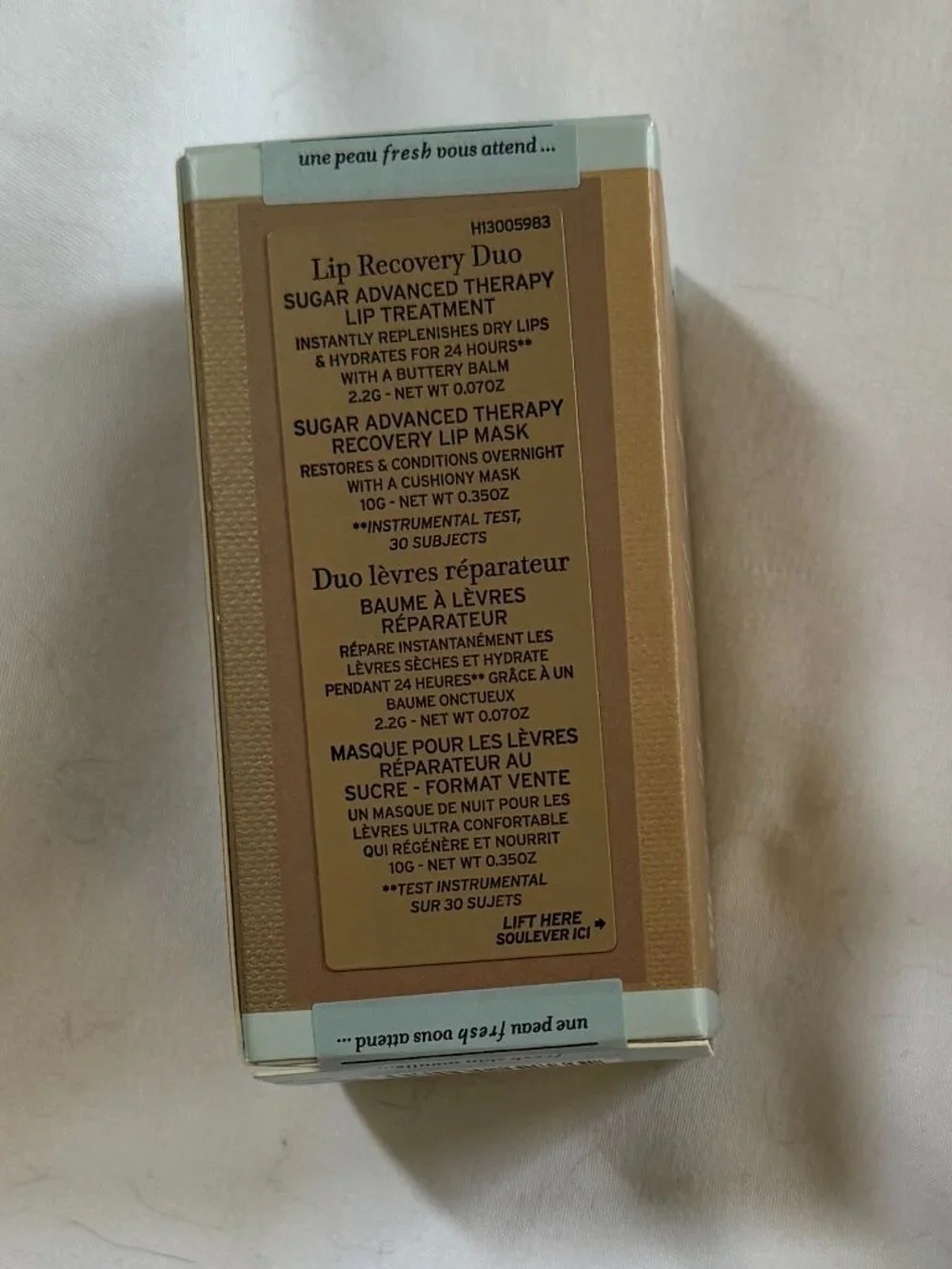 Fresh Sugar Lip Recovery Duo: Advanced Therapy Lip Mask, Treatment Balm